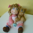 hol�i�ka s medv�dkem